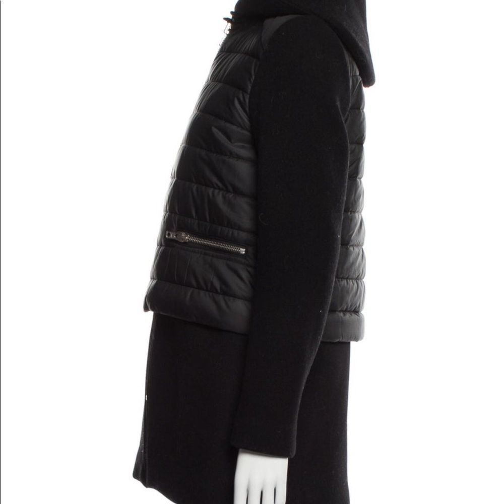 Sandro Wool Puffer Double Zip Down Coat - image 3